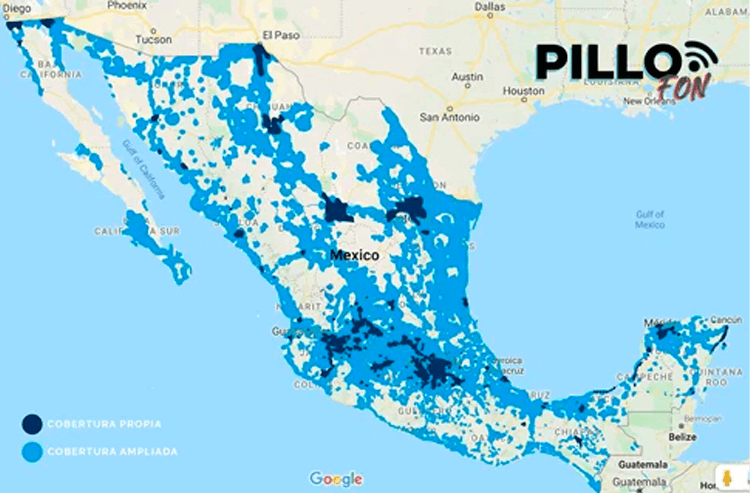pillofon cobertura
