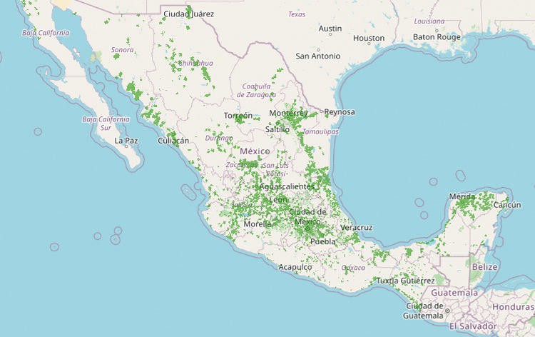 Mapa de cobertura Vasanta mapa cobertura Vasanta