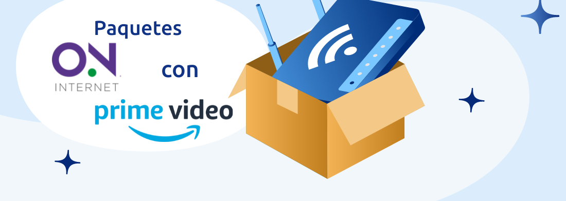 paquetes on internet con amazon