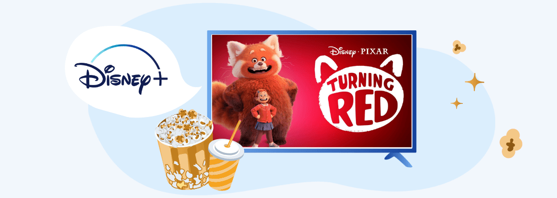 ver Turning red en Disney plus
